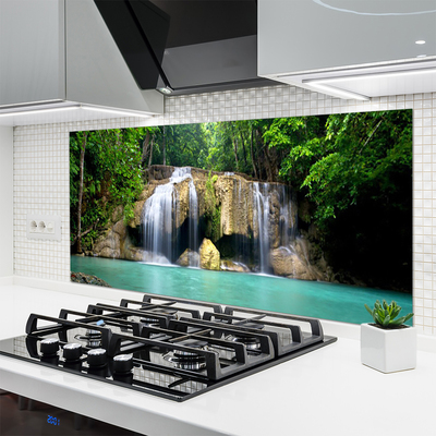 Painel cozinha Cachoeira Árvore Natureza