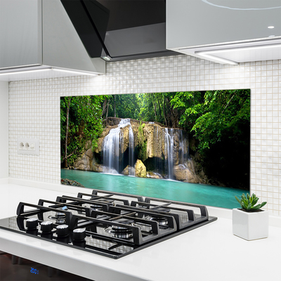 Painel cozinha Cachoeira Árvore Natureza