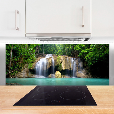 Painel cozinha Cachoeira Árvore Natureza