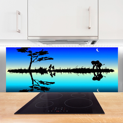 Painel vidro cozinha Gráficos Abstratos