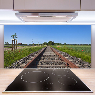 Painel vidro cozinha Arquitetura de Trilhas