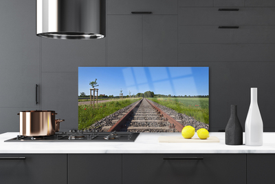 Painel vidro cozinha Arquitetura de Trilhas