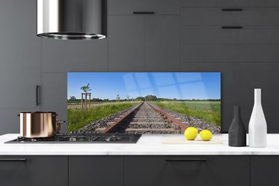 Painel vidro cozinha Arquitetura de Trilhas