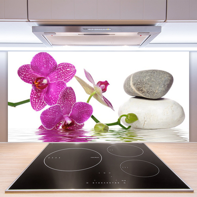 Painel cozinha Arte Flor Branca