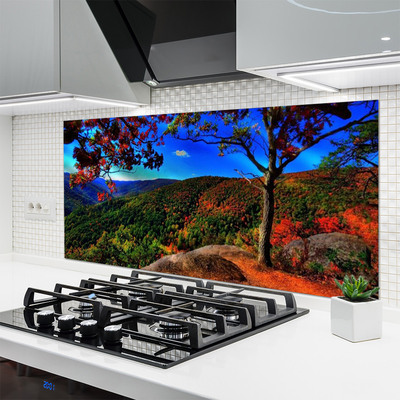 Painel cozinha Natureza da Floresta da Montanha