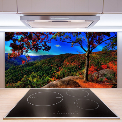 Painel cozinha Natureza da Floresta da Montanha