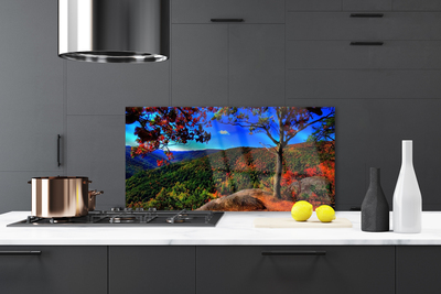 Painel cozinha Natureza da Floresta da Montanha