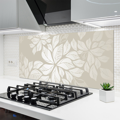 Painel cozinha Arte com flores e plantas