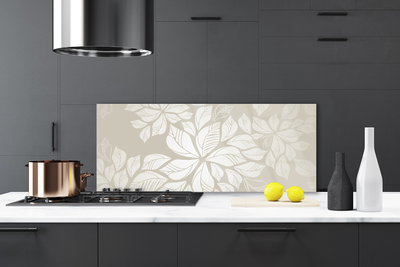 Painel cozinha Arte com flores e plantas