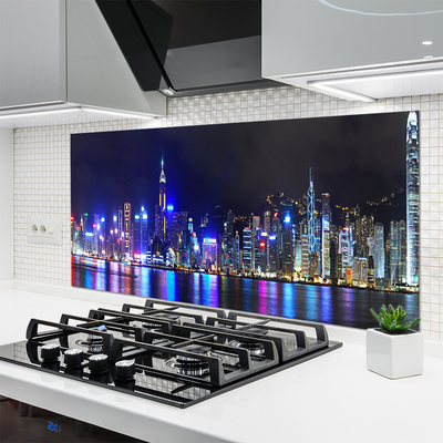 Painel vidro cozinha Casas da Cidade