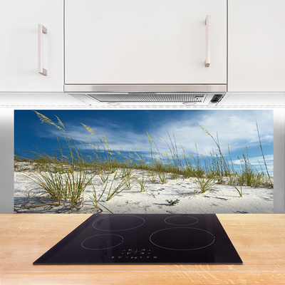 Painel vidro cozinha Paisagem de praia