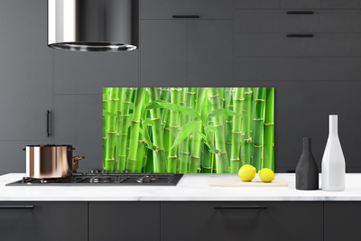 Painel cozinha Planta de flor de caule de bambu