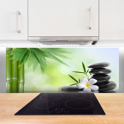 Painel cozinha Planta de flor de caule de bambu