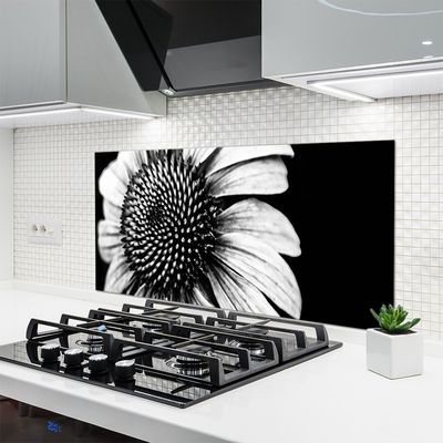Painel vidro cozinha Flor Planta Natureza