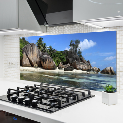 Painel cozinha Paisagem do Mar Rochoso