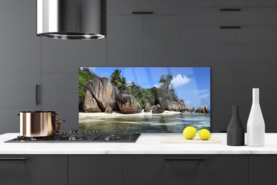 Painel cozinha Paisagem do Mar Rochoso