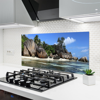 Painel cozinha Paisagem do Mar Rochoso