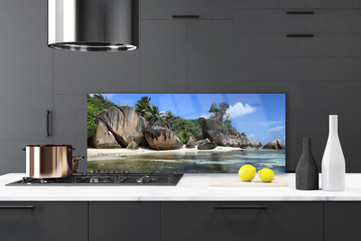 Painel cozinha Paisagem do Mar Rochoso