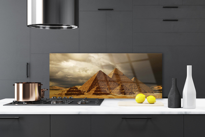 Painel vidro cozinha Arquitetura das Pirâmides