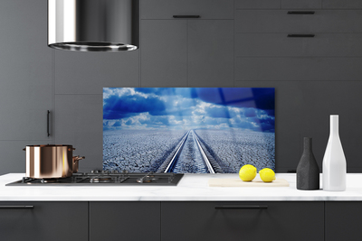 Painel vidro cozinha Arquitetura de Trilhas