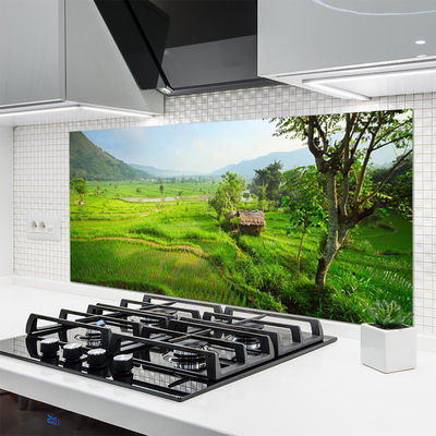 Painel vidro cozinha Prado da Natureza