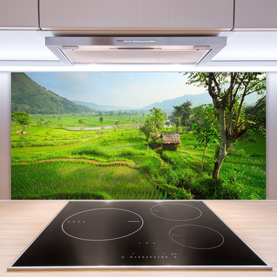 Painel vidro cozinha Prado da Natureza