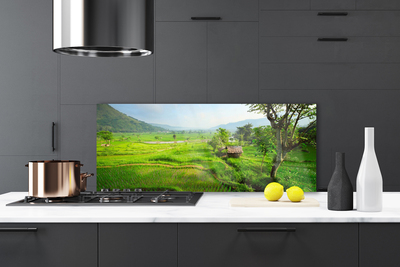 Painel vidro cozinha Prado da Natureza