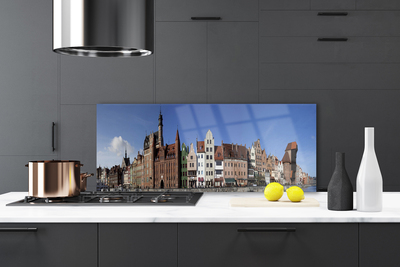 Painel vidro cozinha Casas da Cidade