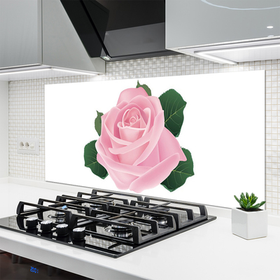 Painel cozinha Rosa Flor Planta Natureza