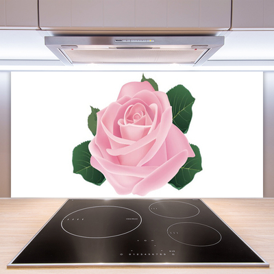 Painel cozinha Rosa Flor Planta Natureza