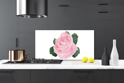 Painel cozinha Rosa Flor Planta Natureza