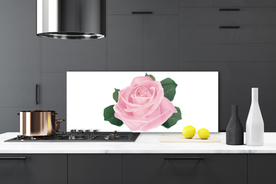 Painel cozinha Rosa Flor Planta Natureza