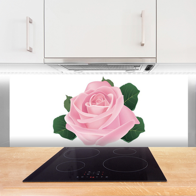 Painel cozinha Rosa Flor Planta Natureza
