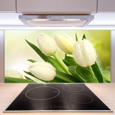 Painel cozinha Tulipas Flores Planta