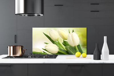 Painel cozinha Tulipas Flores Planta