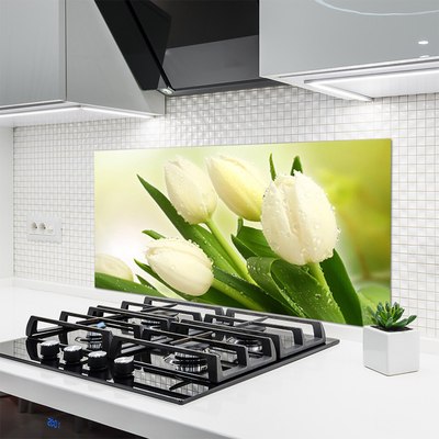 Painel cozinha Tulipas Flores Planta