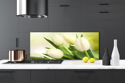 Painel cozinha Tulipas Flores Planta