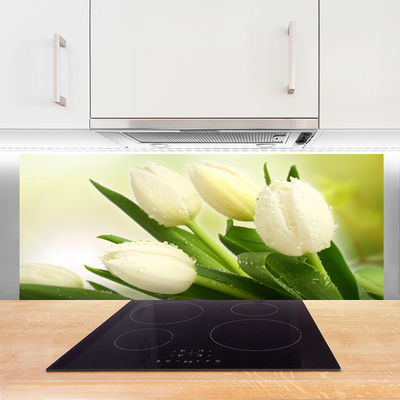 Painel cozinha Tulipas Flores Planta