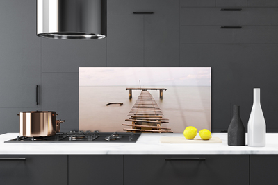 Painel vidro cozinha Arquitetura de pontes