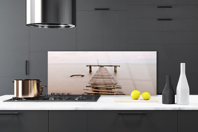 Painel vidro cozinha Arquitetura de pontes