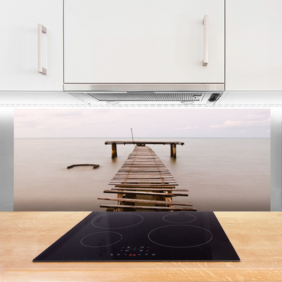 Painel vidro cozinha Arquitetura de pontes