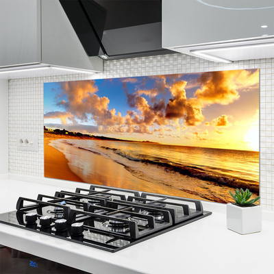 Painel cozinha Paisagem da Praia do Oceano