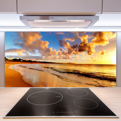 Painel cozinha Paisagem da Praia do Oceano