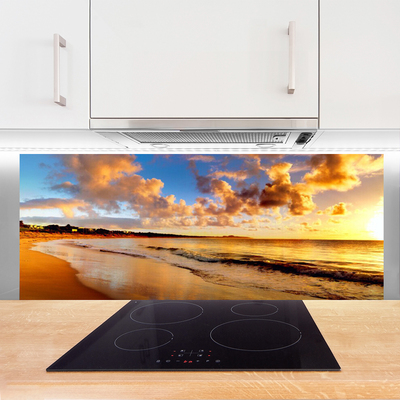 Painel cozinha Paisagem da Praia do Oceano