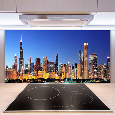 Painel vidro cozinha Casas da Cidade