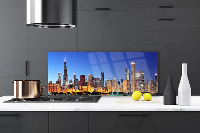 Painel vidro cozinha Casas da Cidade