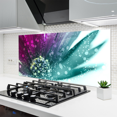 Painel vidro cozinha Flor Planta Natureza Arte