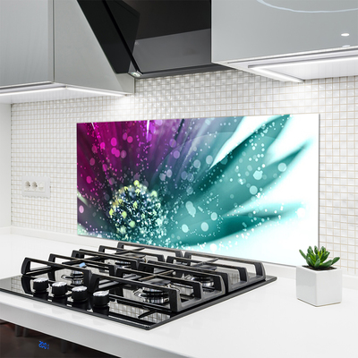 Painel vidro cozinha Flor Planta Natureza Arte