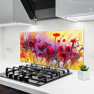 Painel cozinha Flores Plantas Natureza Arte