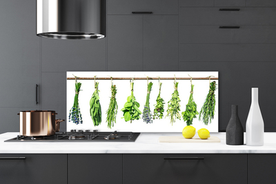 Painel vidro cozinha Flores Planta Natureza